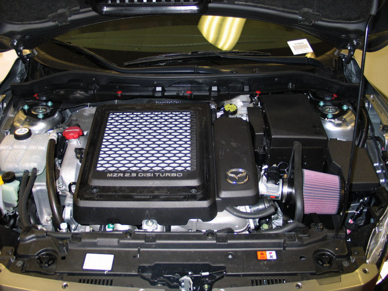 K&N Engineering K&N 10 Mazdaspeed3 L4-2.3L Silver Typhoon Short Ram Intake