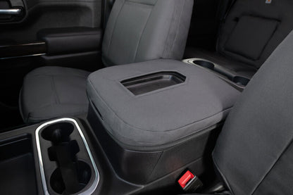 Covercraft 21-24 Ford Bronco Carhartt PrecisionFit Custom Front Row Seat Covers - Gravel