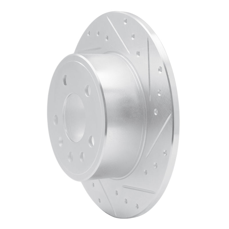 R1 Concepts R1 97-08 Chevrolet ASTRA (Mexico) Rear Right Drilled & Slotted Silver Brake Rotor