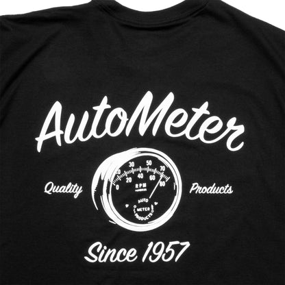 Autometer Vintage T-Shirt Black Large