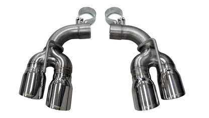 CORSA Performance Corsa 2017-2024 Chevy Camaro SS 2.75in Inlet / 4in Outlet Polished Tip Kit (For Corsa Exhaust Only)