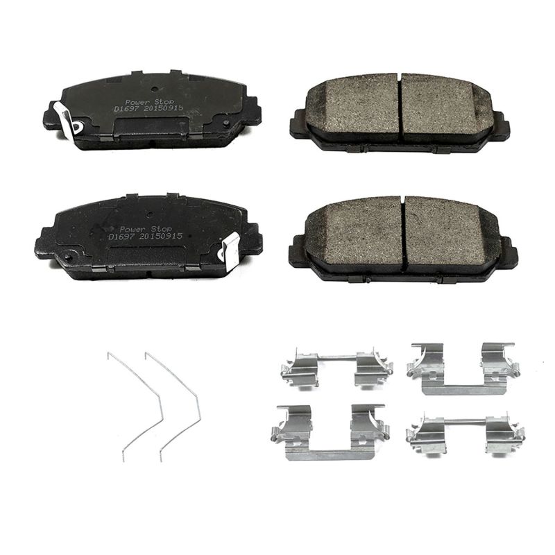 PowerStop Power Stop 16-19 Acura ILX Front Z17 Evolution Ceramic Brake Pads w/Hardware