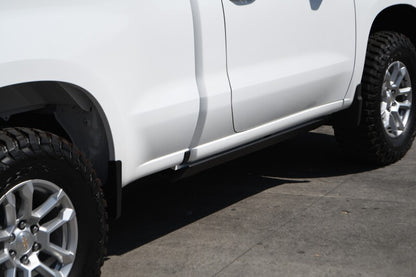 Go Rhino RealTruck 19-25 Chevrolet Silverado 1500 SC 2dr VoltStep Electric Running Board Kit - Bedliner Coat
