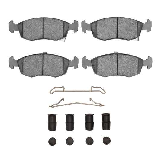 R1 Concepts R1 12-19 Fiat 500E Front Euro Ceramic Pads & Hardware Kit