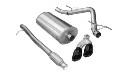 CORSA Performance Corsa 2010-2013 Chevrolet Silverado Crew Cab/Short Bed 1500 4.8L V8 Black Sport Cat-Back Exhaust