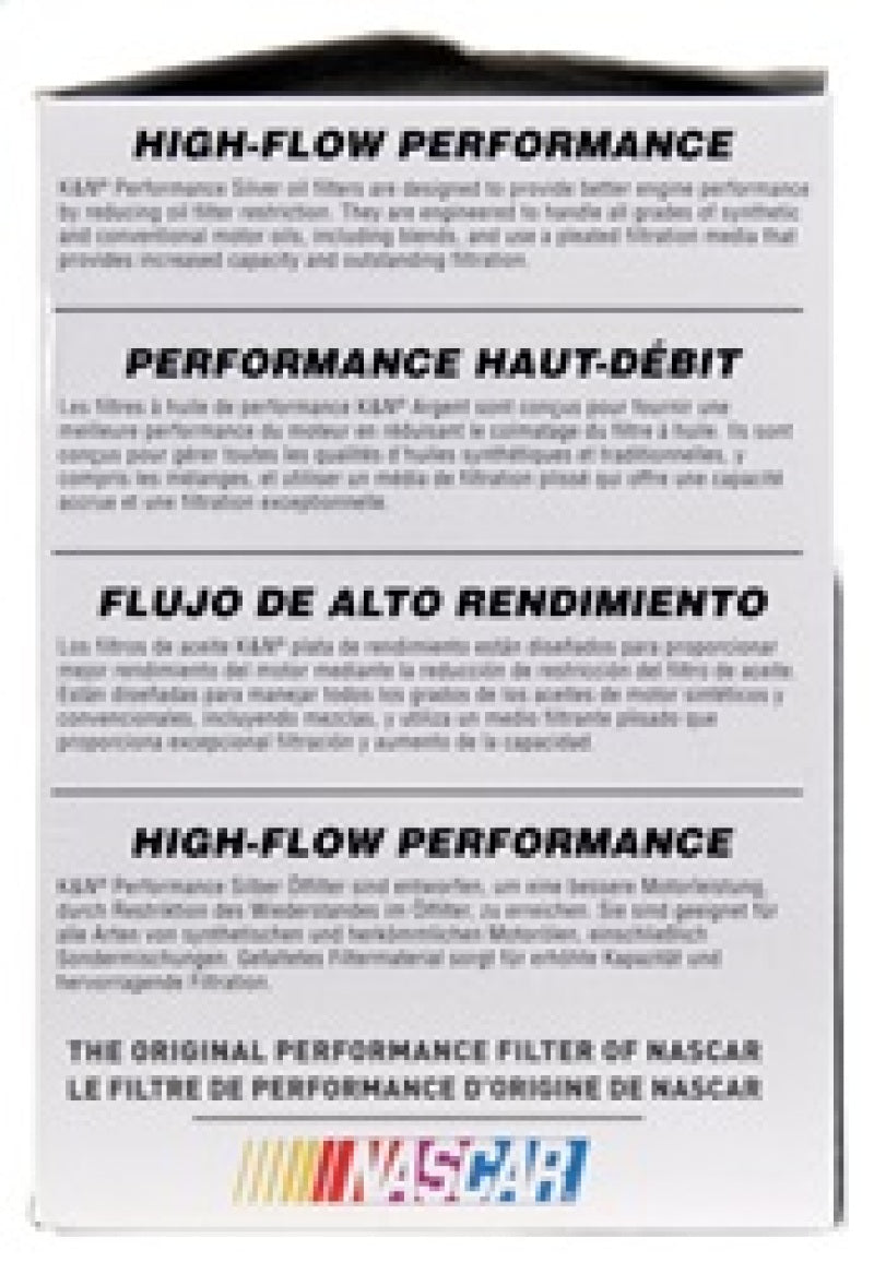K&N Engineering K&N Oil Filter for Ford/Audi/VW/Toyota/Mercury/Mazda/Nissan/Dodge/Lincoln/Volvo 3.656in OD