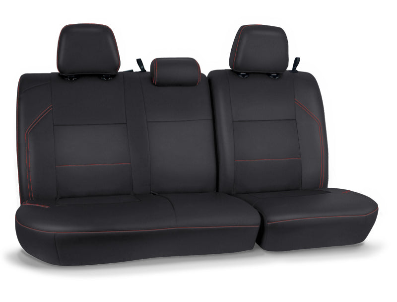 PRP Seats PRP 2016+ Toyota Tacoma Rear Bench Cover Double Cab - Black with Red Stitching