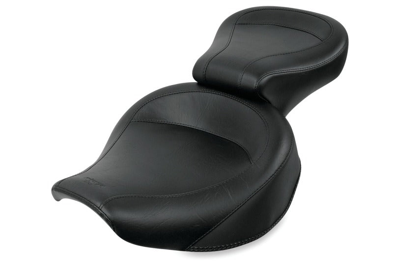 Mustang Motorcycle Mustang 82-00 Harley FXR Wide Touring 1PC Seat - Black