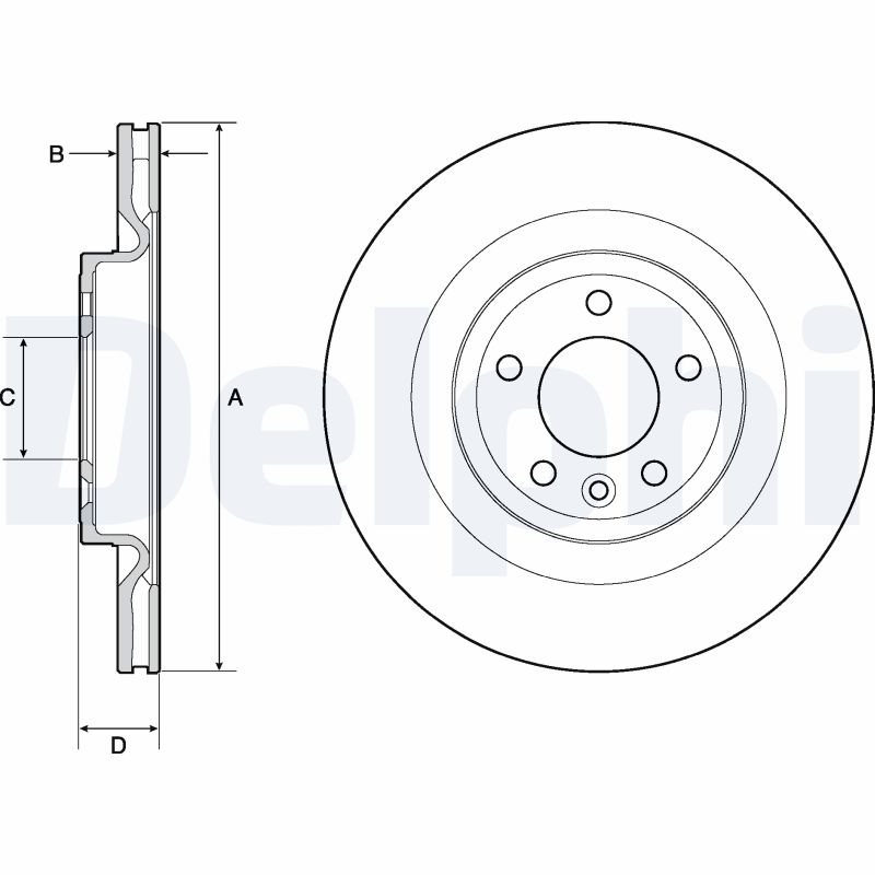 DELPHI BG9146C Brake Disc