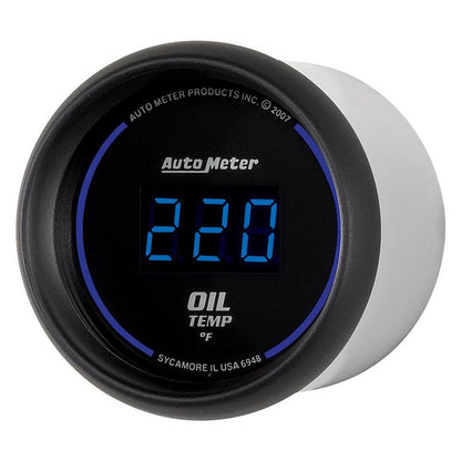 Autometer Cobalt Digital 52.4mm 0-340 deg F Oil Temperature Gauge