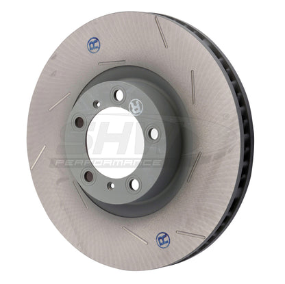 SHW Performance SHW 11-16 Porsche Panamera 4 3.6L w/o Ceramics Right Front Slotted Monobloc Brake Rotor (298615302B)