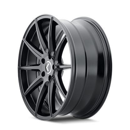 Kraze Wheels Kraze KR194 Cosmos 20x8.5 / 5x114.3 BP / 38mm Offset / 72.62mm Hub Gloss Black Wheel