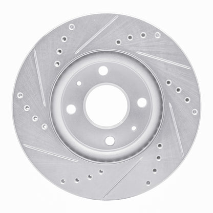 R1 Concepts R1 1974-1984 Ford COURIER (USA/Canada) Front Right Drilled & Slotted Silver Brake Rotor