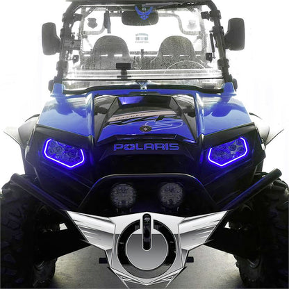 ORACLE Lighting Oracle Polaris RZR 07-16 LED Halo Kit - ColorSHIFT