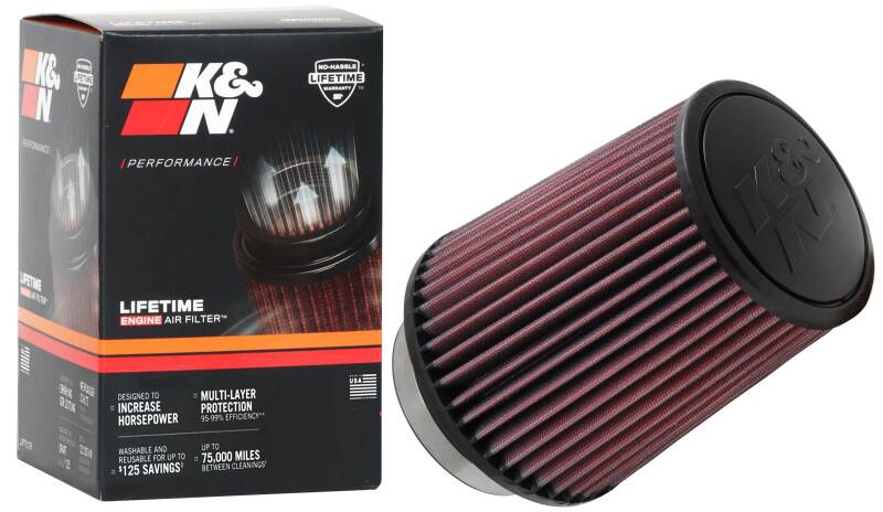 K&N Engineering K&N Universal Air Filter 3-1/2in Flange / 5-1/2in Base / 4-1/2in Top / 6-1/2in Height