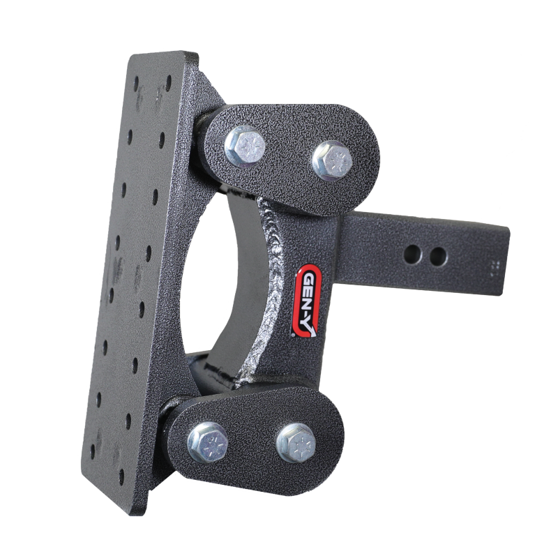 GEN-Y Hitch Gen-Y The Boss Torsion-Flex Pintle Plate 2.5in Shank 6.5in Drop 2.4K TW 21K Hitch