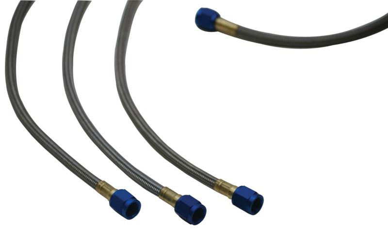 Vibrant Univ Oil Feed Kit 2ft Teflon lined S.S. hose with two -3AN female fittings preassembled