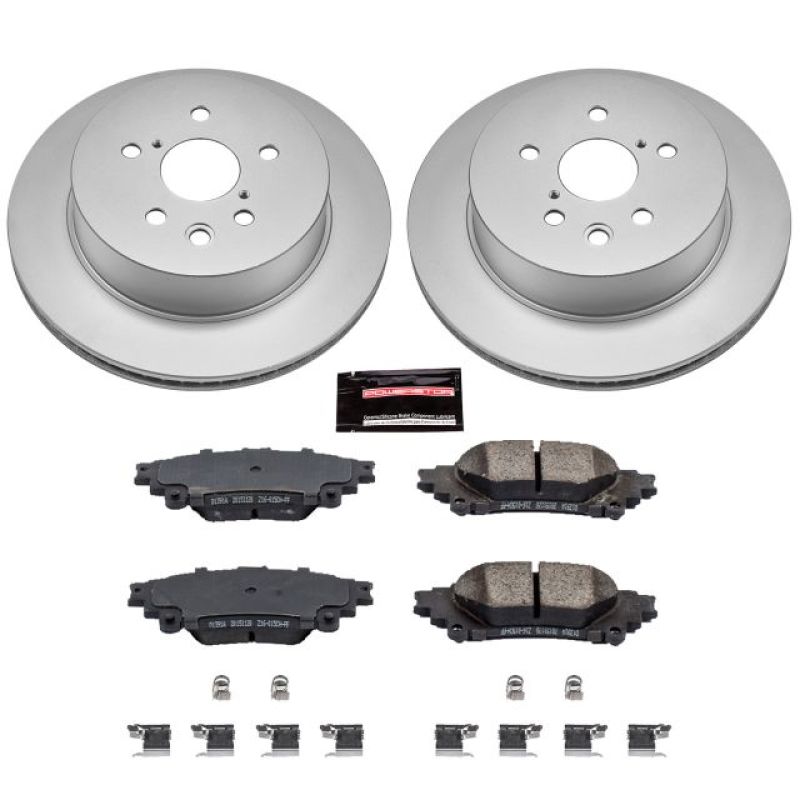 PowerStop Power Stop 14-15 Lexus IS250 Rear Z17 Evolution Geomet Coated Brake Kit (US & Canadian Models Only)