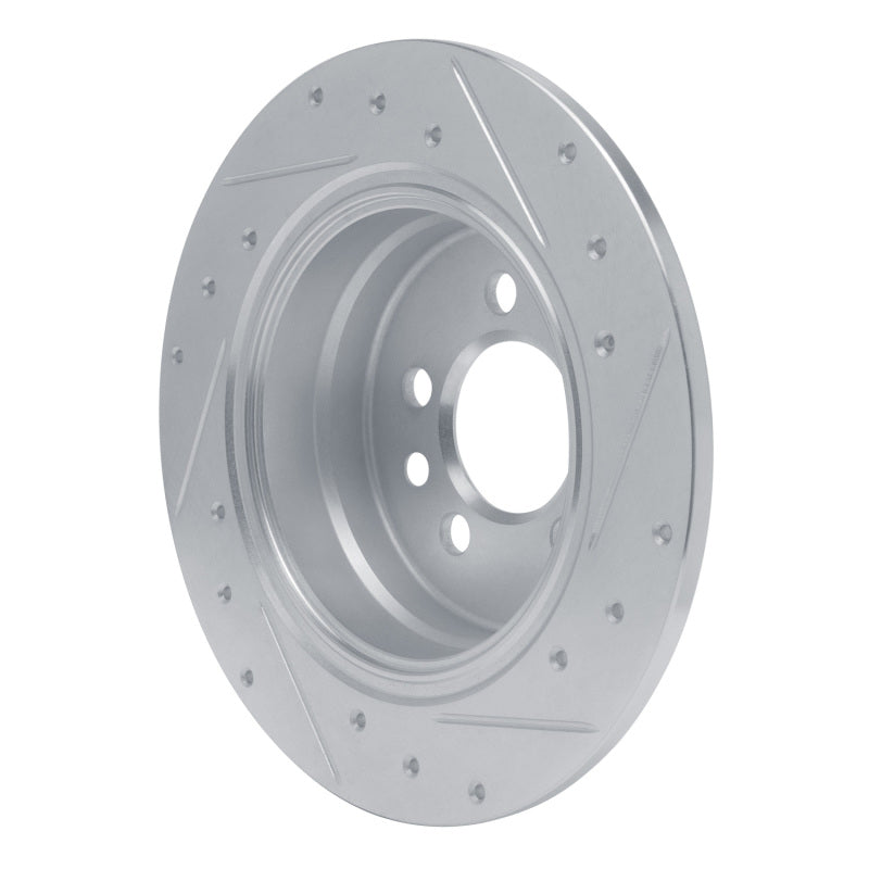 R1 Concepts R1 00-06 Rover 75 (Mexico) Rear Left Drilled & Slotted Silver Brake Rotor