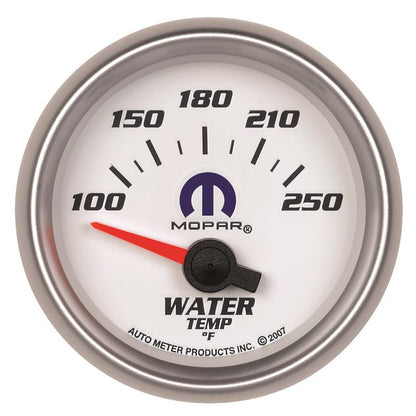 Autometer Mopar 52.4mm SSE 100-250 Degree F Water Temperature Gauge