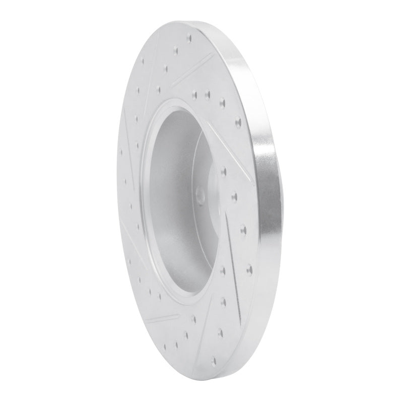 R1 Concepts R1 96-00 Volkswagen EuroVan Front Right Drilled & Slotted Silver Brake Rotor