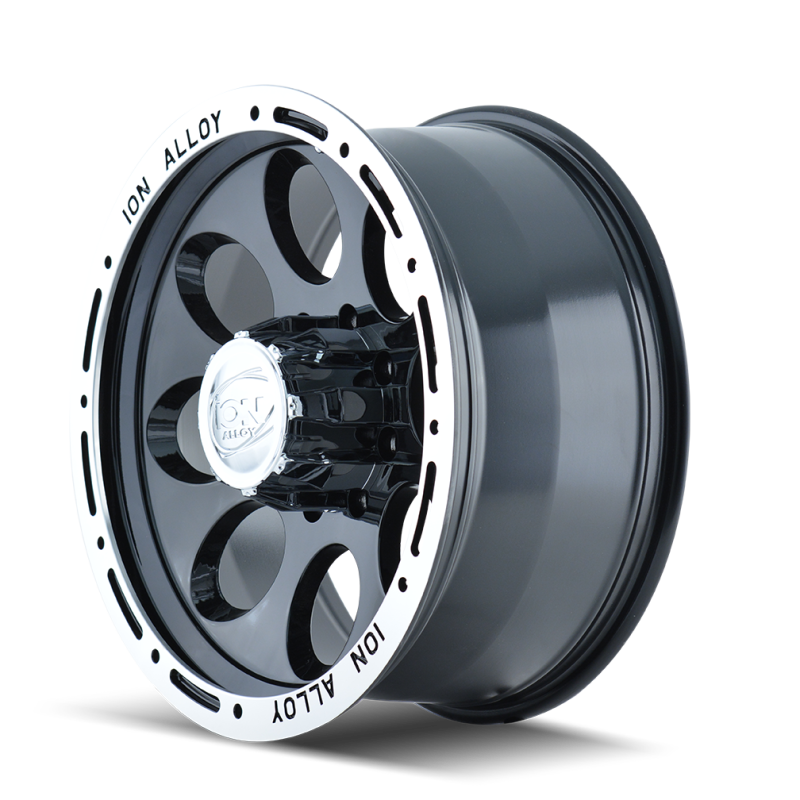 ION Wheels ION Type 174 15x8 / 5x127 BP / -27mm Offset / 83.82mm Hub Black/Machined Wheel