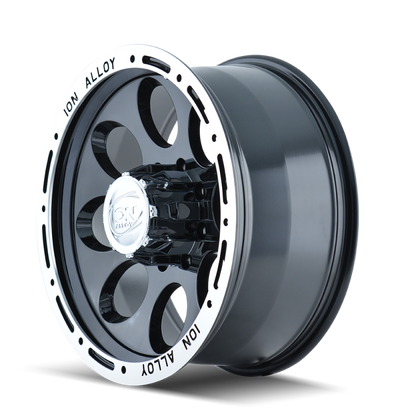 ION Wheels ION Type 174 15x8 / 5x127 BP / -27mm Offset / 83.82mm Hub Black/Machined Wheel
