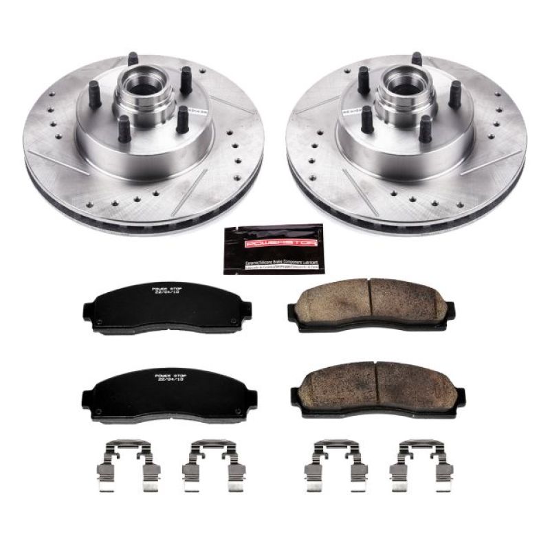 PowerStop Power Stop 10-11 Ford Ranger Front Z23 Evolution Sport Brake Kit