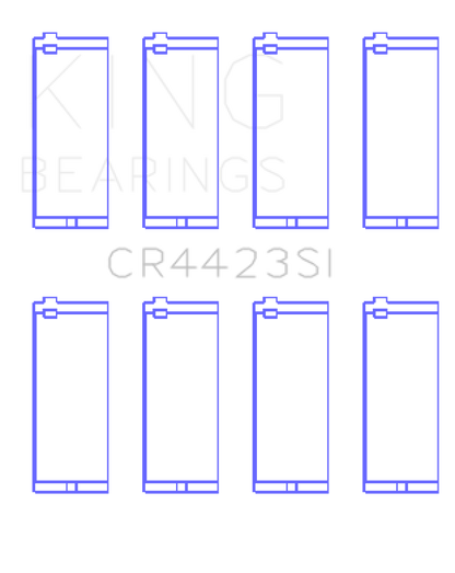 King Engine Bearings Chevrolet 153 OHV Connecting Rod Bearing Set