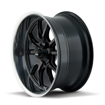 Ridler Wheels Ridler 650 18x9.5 / 5x127 BP / 0mm Offset / 83.82mm Hub Matte Black Polished Wheel