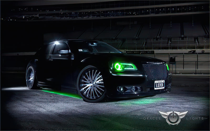 ORACLE Lighting Oracle 11-19 Chrysler 300C DRL Upgrade w/ Halo Kit - ColorSHIFT w/o Controller
