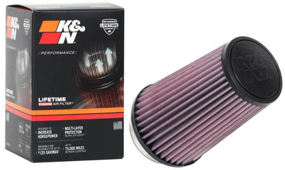 K&N Engineering K&N Universal Tapered Filter 3.5in Flange ID x 5.5in Base OD x 4in Top OD x 8in Height