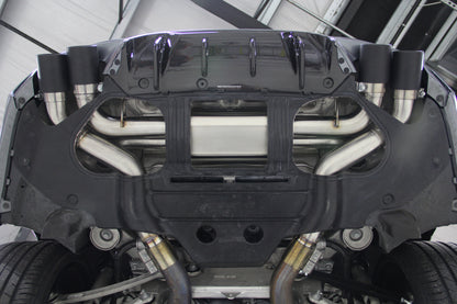 Dinan 18-23 BMW M5 (F90) Free Flow Axleback Exhaust System - Black Tips