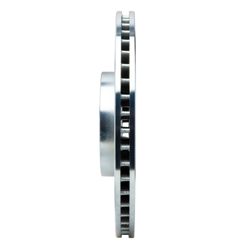 R1 Concepts R1 98-04 Mitsubishi Montero Front Left Drilled & Slotted Silver Brake Rotor