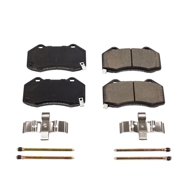 PowerStop Power Stop 17-18 Fiat 124 Spider Front Z17 Evolution Ceramic Brake Pads w/Hardware