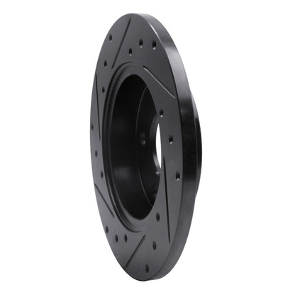 R1 Concepts R1 04-12 Chevrolet Malibu Rear Right Drilled & Slotted Black Brake Rotor