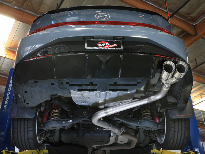 aFe Takeda Axle-Back Exhaust System Hyundai Elantra N Line 21-25 L4-1.6L- Polished Tip