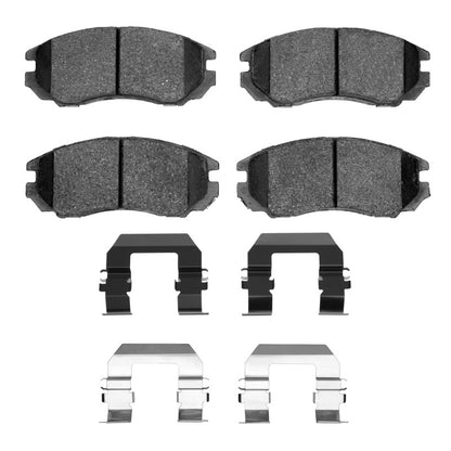 R1 Concepts R1 04-08 Hyundai Tiburon Front Performance Sport Pads & Hardware Kit