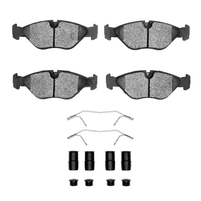 R1 Concepts R1 88-98 Saab 9000 Front Semi Met Pads & Hardware Kit