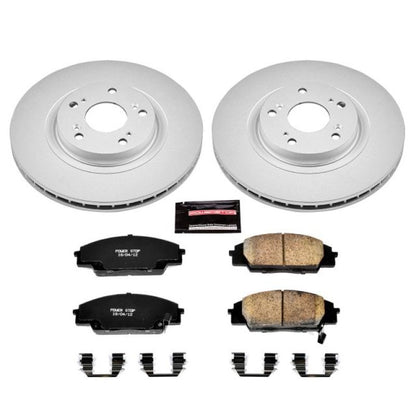 PowerStop Power Stop 02-06 Acura RSX Front Z17 Evolution Geomet Coated Brake Kit