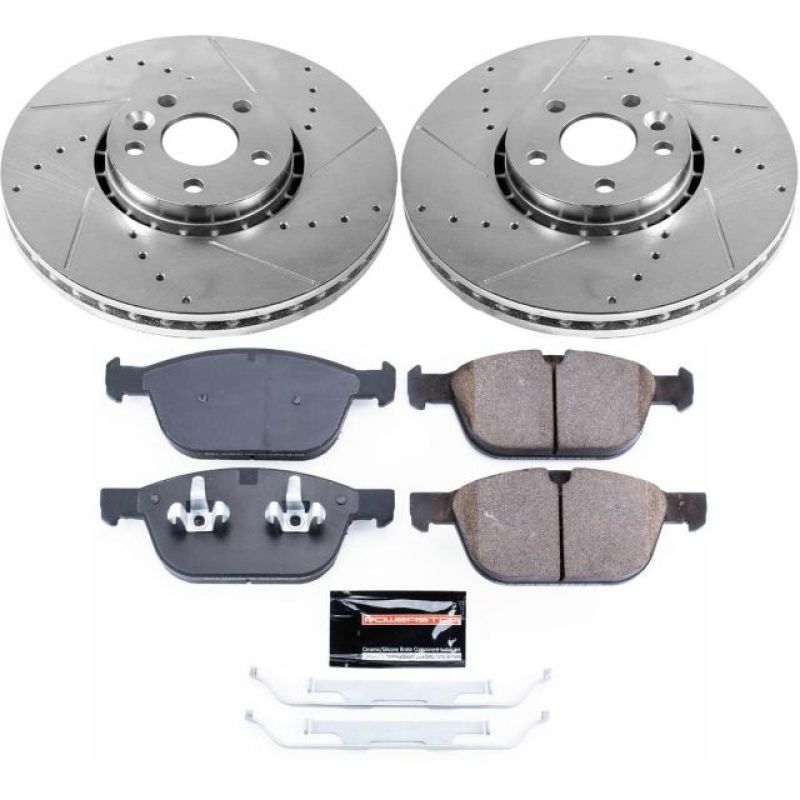 PowerStop Power Stop 10-15 Volvo XC60 Front Z23 Evolution Sport Brake Kit