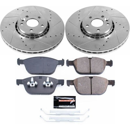 PowerStop Power Stop 10-15 Volvo XC60 Front Z23 Evolution Sport Brake Kit
