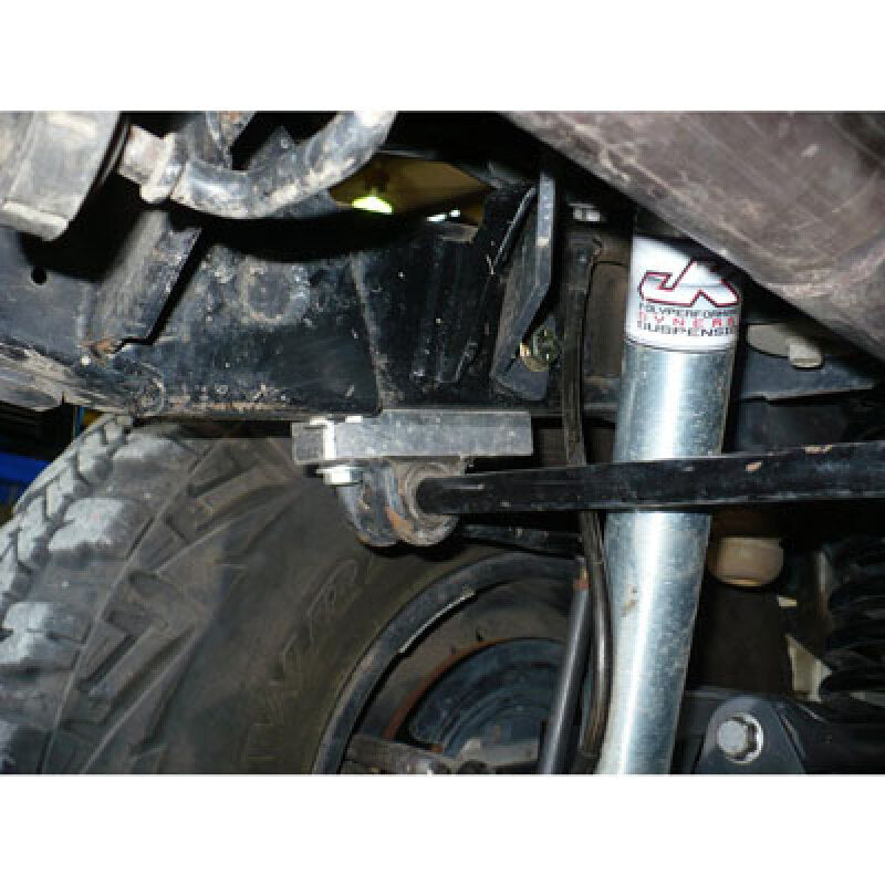 Synergy Mfg Synergy 07-18 Jeep Wrangler JK/JKU Rear Sway Bar Drop Bracket Kit Billet Alum 1.0in Drop