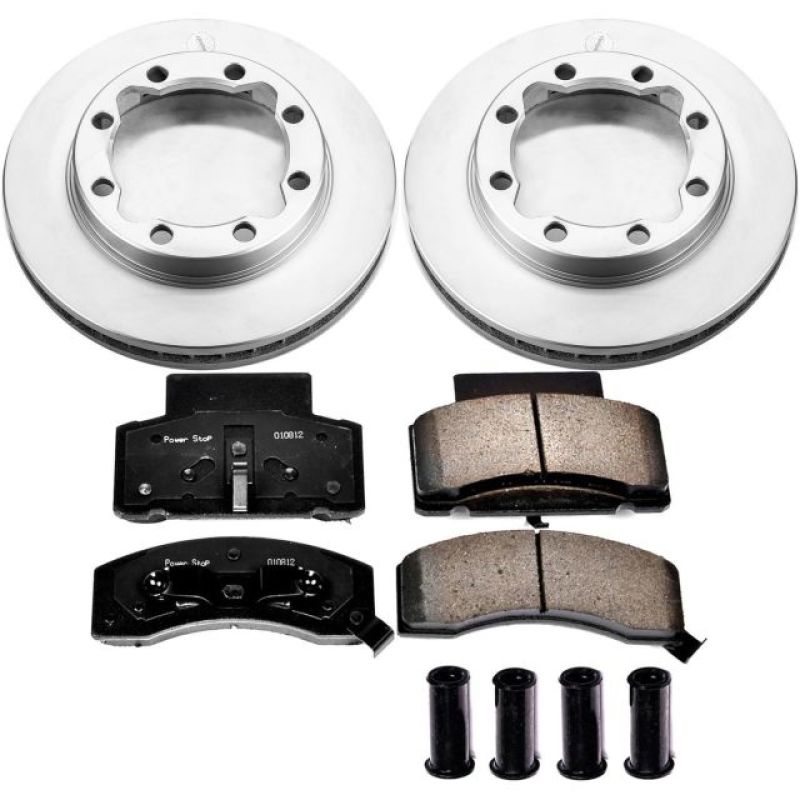 PowerStop Power Stop 90-00 Chevrolet K3500 Front Z17 Evolution Geomet Coated Brake Kit