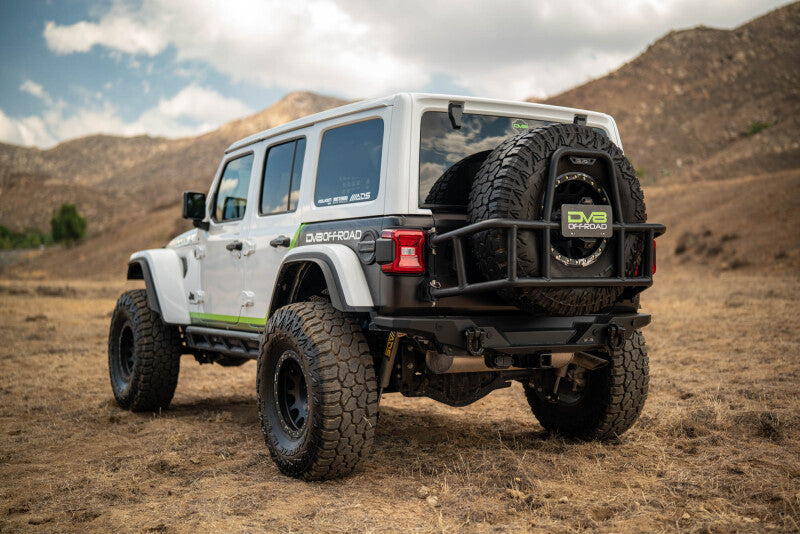 DV8 Offroad DV8 18-25 Jeep Wrangler JL Body Mounted Tire Carrier
