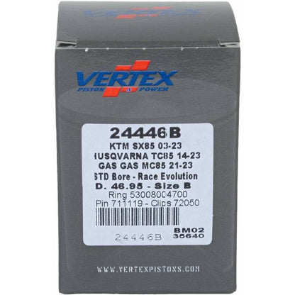 Vertex Pistons Vertex Piston 03-24 KTM 85 SX 85cc Cast Race Evolution Piston Kit