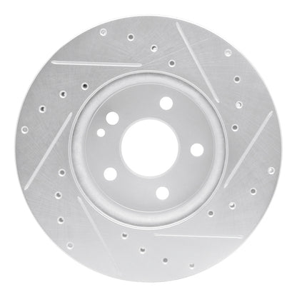 R1 Concepts R1 16-23 Mercedes-Benz Viano (Mexico) Front Left Drilled & Slotted Silver Brake Rotor