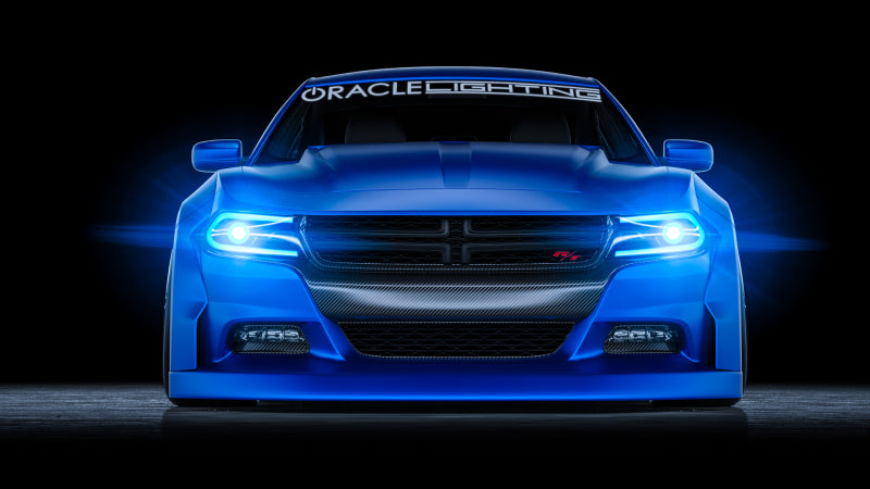 ORACLE Lighting Oracle 15-21 Dodge Charger RGB+W DRL Headlight DRL Upgrade Kit - ColorSHIFT 2