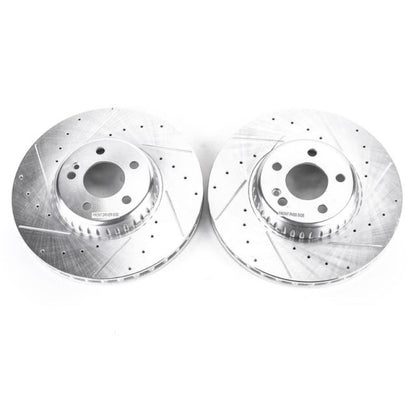 PowerStop Power Stop 15-18 Mercedes-Benz C300 Front Evolution Drilled & Slotted Rotors - Pair