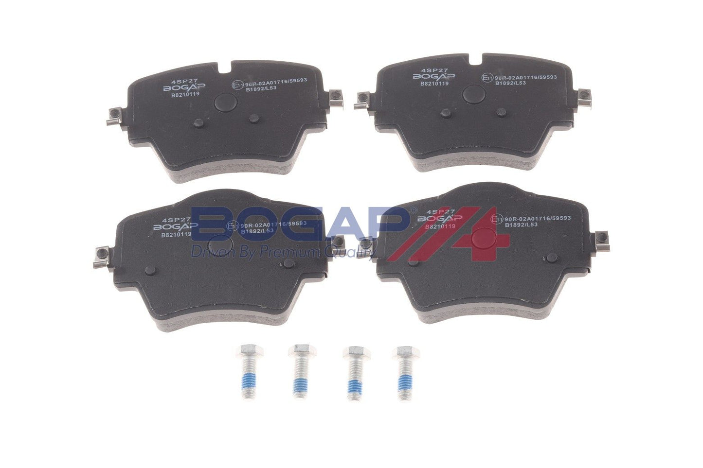 BOGAP B8210119 Brake Pad Set, Disc Brake
